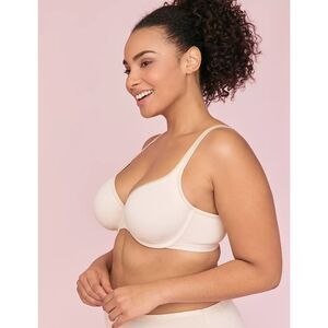 NWT Cacique Bra Size 40C Cotton Collection Demi Underwire Solid White